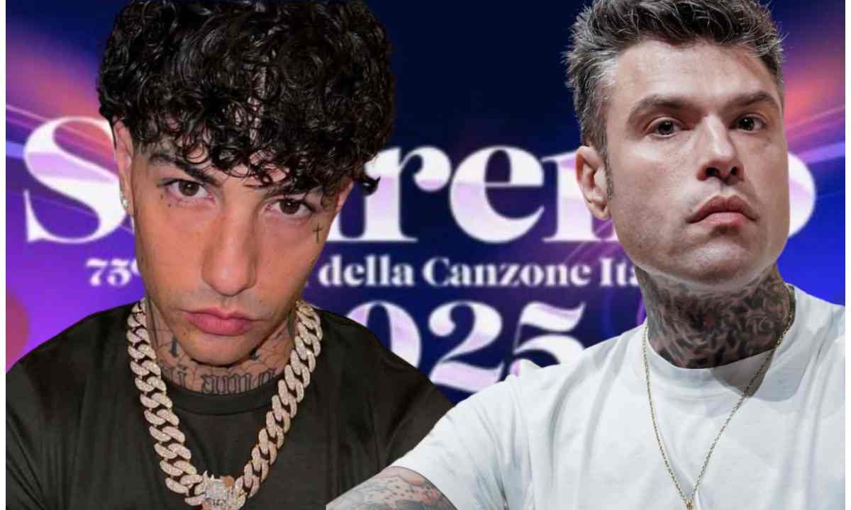 Tony Effe Fedez scontro a sanremo