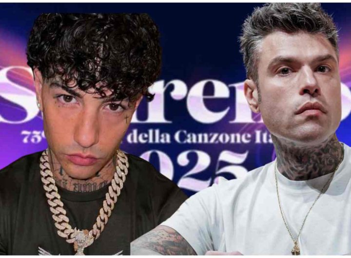 Tony Effe Fedez scontro a sanremo