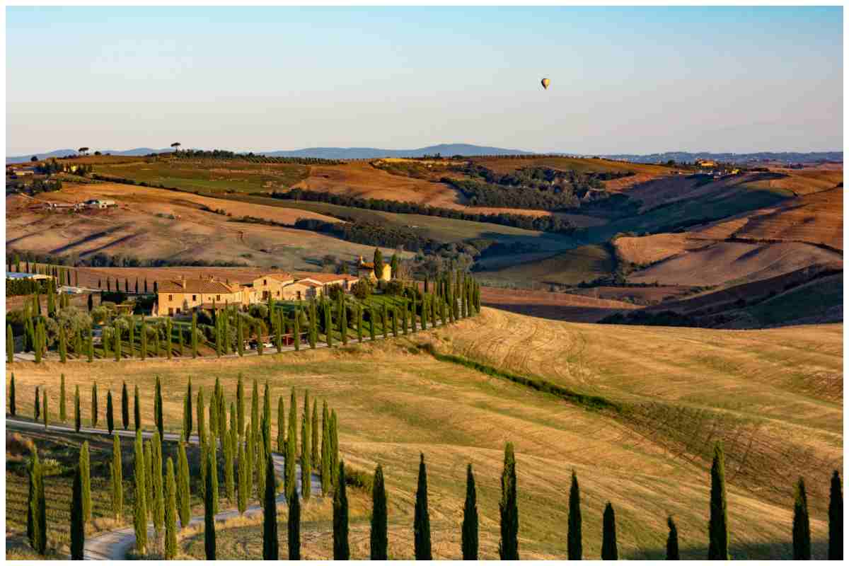 Asciano colline senesi