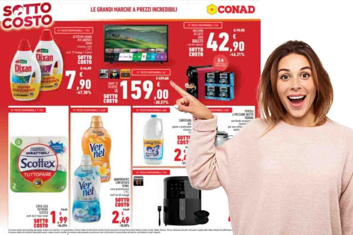 Tv smart offerta Conad